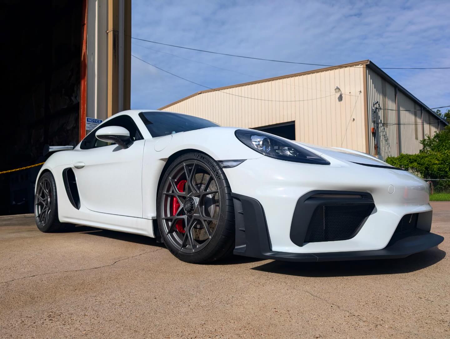 Monochrome-Clad, Marginal Gains…

While so many GT program buyers think the best offering is the outlandish PTS color wheel…  We feel that Porsche’s most tempting attribute is adjustability. 

This GT4 RS, shipped in traditional racing white, allows us to tinker, tailor, and adjust so many things to deliver the perfect chassis setup for its owners use. 

Sometimes however, we need to step beyond the factory’s graces. In this case we’ve opened up the exhaust a little, and moved the wheels out into a more aggressive alignment to sharpen up the handling. We’ve finished up by replacing the side markers to keep the clean monochromatic look through-out. 

A road going race car with its eyes on the prize!  Watch this space as we’ll do a deeper dive into the parts we used on our blog! 

#Porsche #Cayman #GT4 #GT4RS #Houston #Texas #Racecar